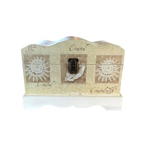 Beach Themed  Coastal Wooden‎ Chest
